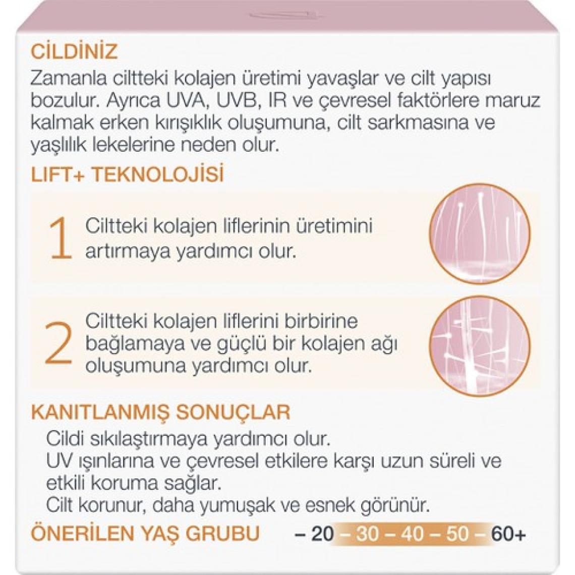 Diadermine Lift + Güneş Koruyucu Yüz Kremi Spf 30 50 ML