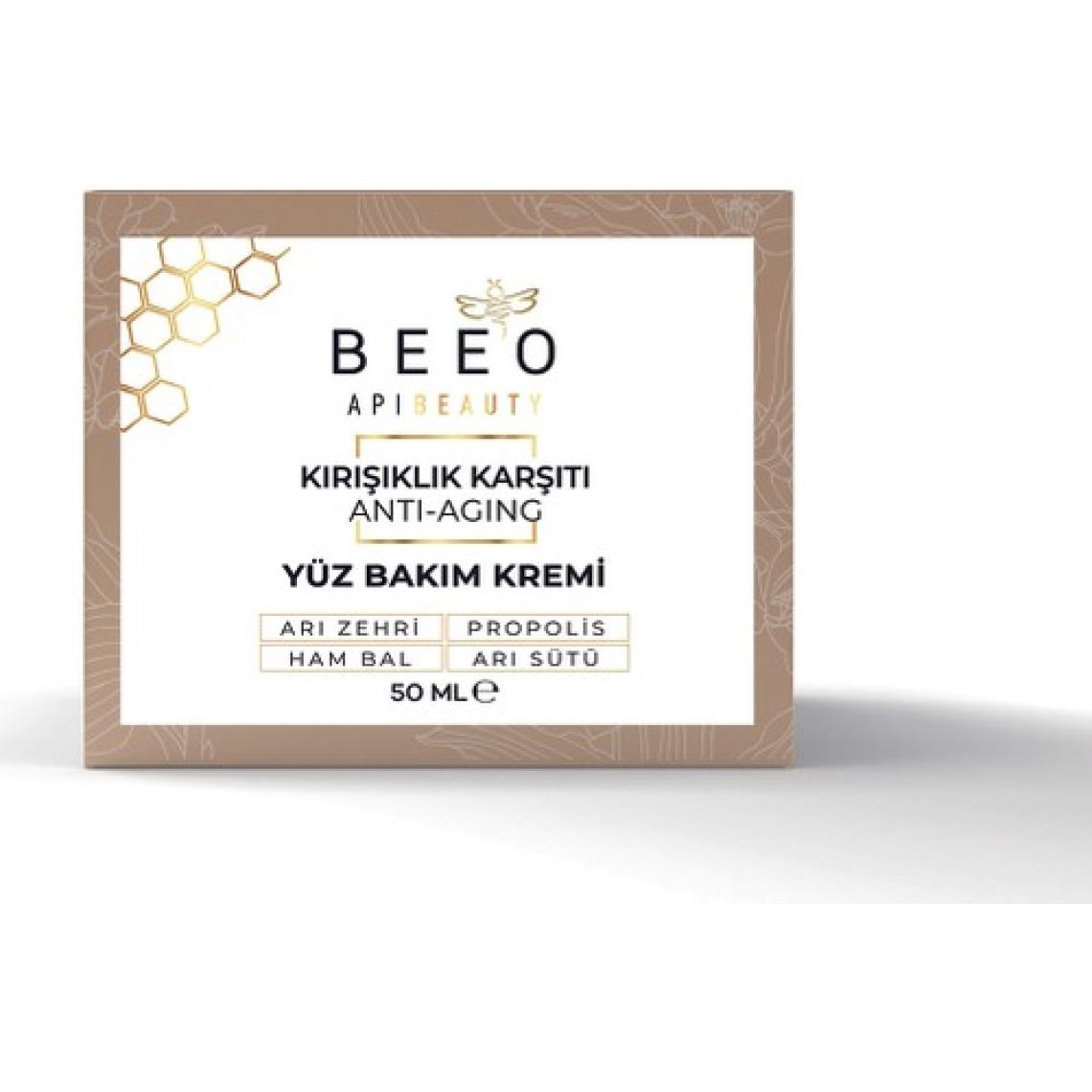 Bee'o Apibeauty Arı Zehirli Propolisli Arı Sütlü Anti-Aging Yüz Bakım Kremi 50 ml