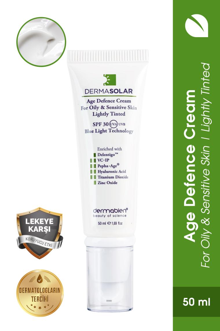 Dermabien Dermasolar® Oily & Sensitive Skin (Yağlı ve Hassas Ciltler Için) Lightly Tinted 50ML