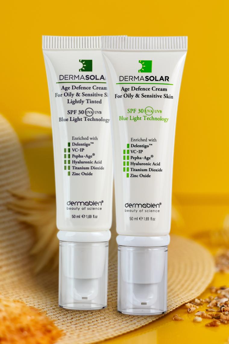 Dermabien Dermasolar® Oily & Sensitive Skin (Yağlı ve Hassas Ciltler Için) Lightly Tinted 50ML