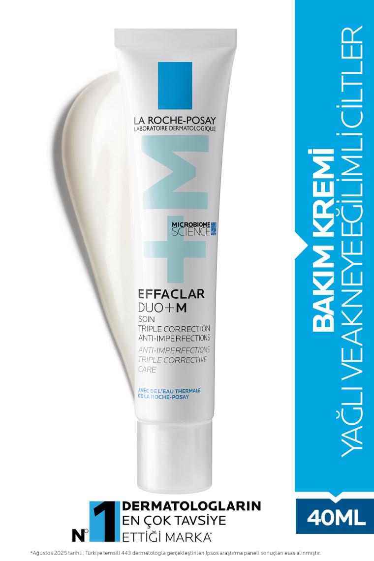Roche La Roche-Posay Effaclar Duo(+) Bakım Kremi Kusur Karşıtı Akneye Eğilim Gösteren Ciltler 40ML