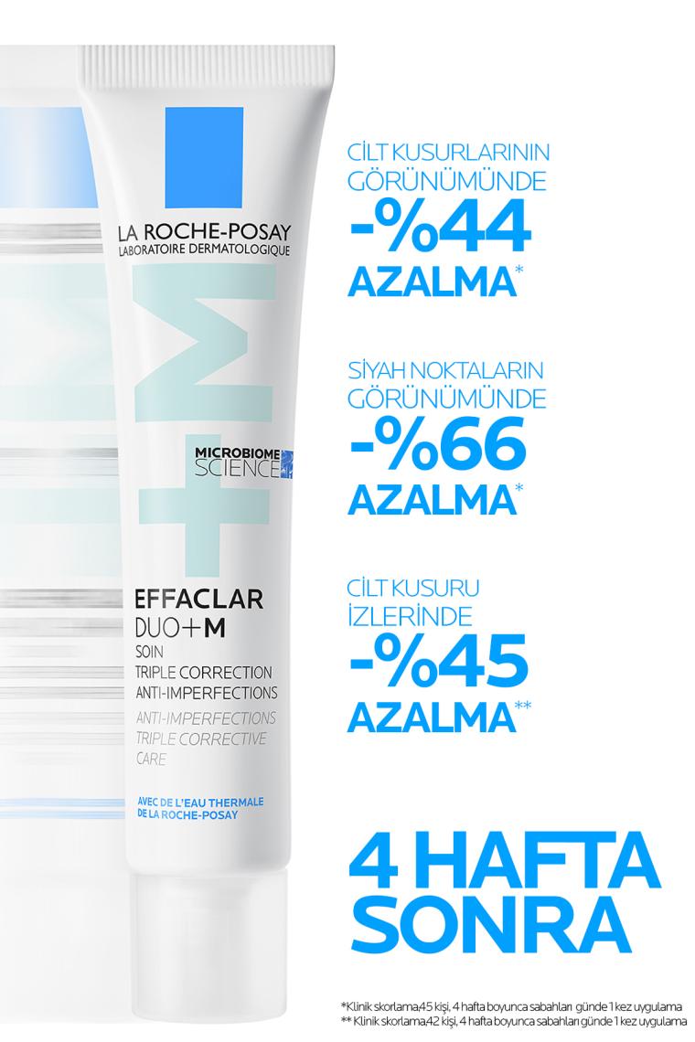 Roche La Roche-Posay Effaclar Duo(+) Bakım Kremi Kusur Karşıtı Akneye Eğilim Gösteren Ciltler 40ML