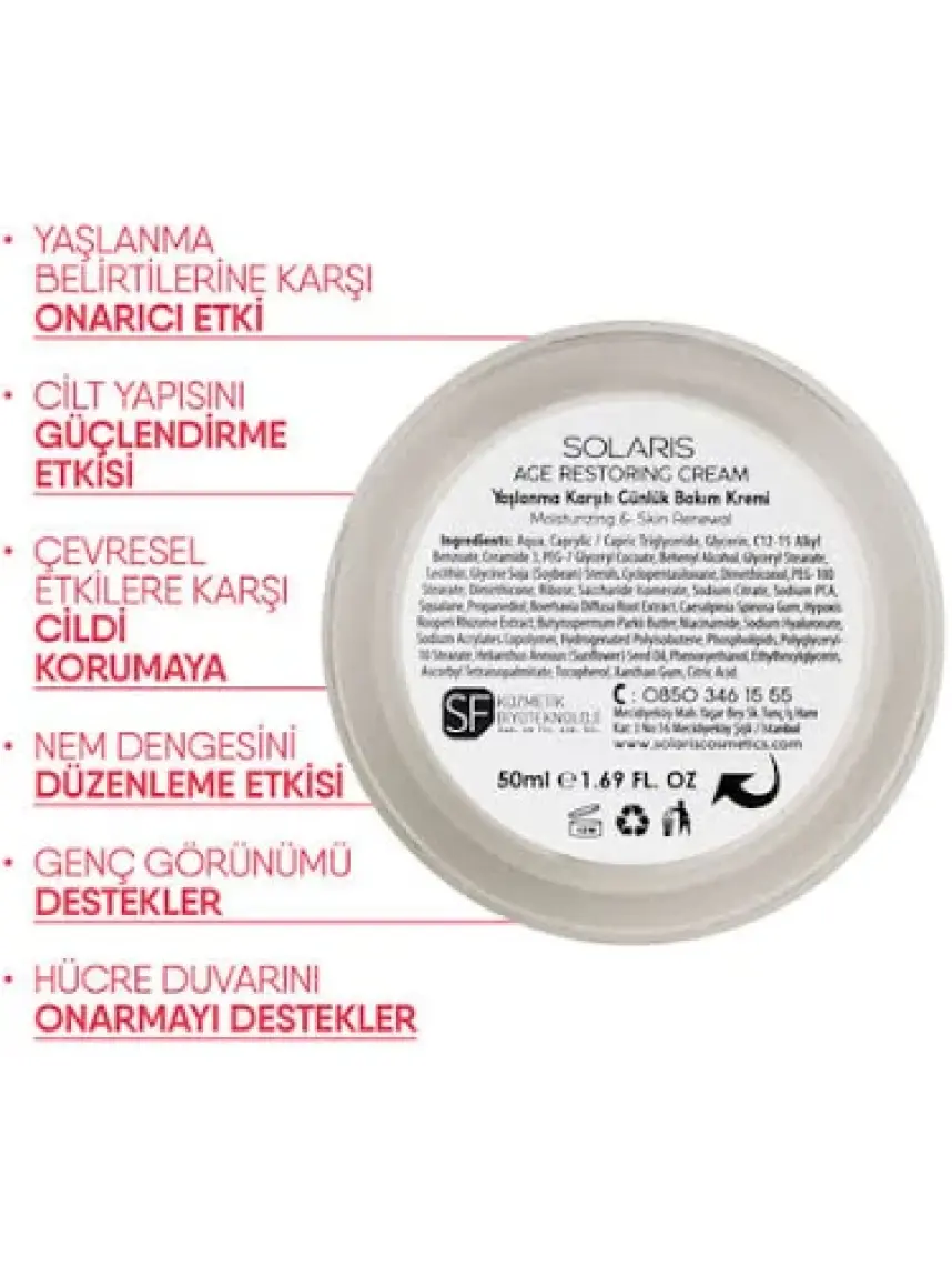Solaris  Bakım Kremi 50 ml