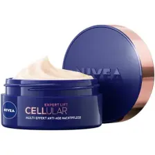 NIVEA Cellular Expert Lift Doğal Retinol Alternatifi Saf Bakuchiol ve Hyaluronik Asit içeren  Karşıtı ve Nemlendirici Gece Kremi 50ml