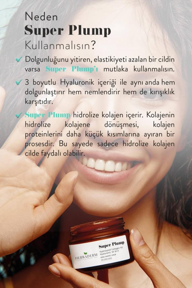 Herbaderm Super Plump Dolgunlaştırıcı Yoğun Nemlendirici Krem 50 ml