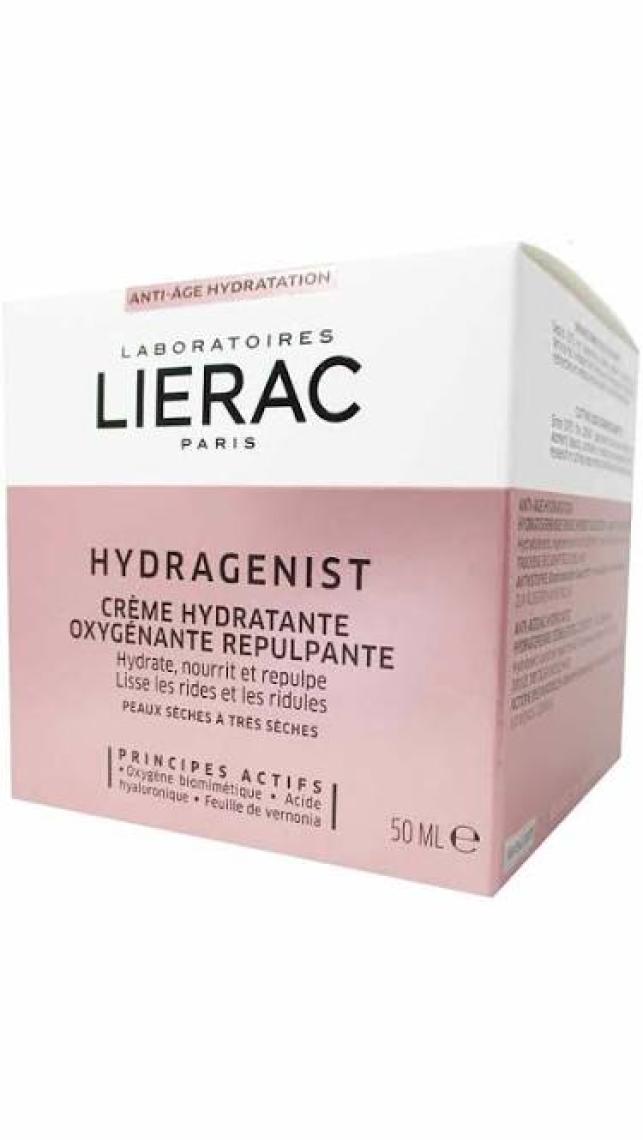 Lierac Hydragenist Mousturizing Cream 50Ml - Kuru Ve Çok Kuru Ciltler İçin Oksijen Veren, Dolgunlaştırıcı Ve Nemlendirici Bakım Kremi