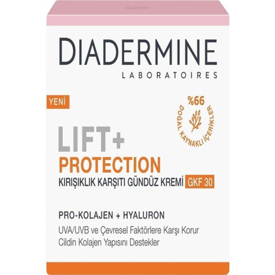 Diadermine Yenileyici Yüz Kremi - Tüm Cilt Tipleri için Kolajen İçeren, SPF 30 Güneş Koruma Kremi, 50 ml