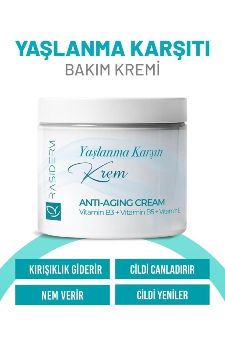 Rasiderm Yaşlanma Karşıtı Kırışıklık Karşıtı Yenileyici & Nemlendirici Gençleştiren Krem 50ml