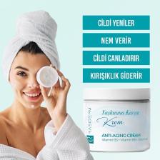 Rasiderm Yaşlanma Karşıtı Kırışıklık Karşıtı Yenileyici & Nemlendirici Gençleştiren Krem 50ml