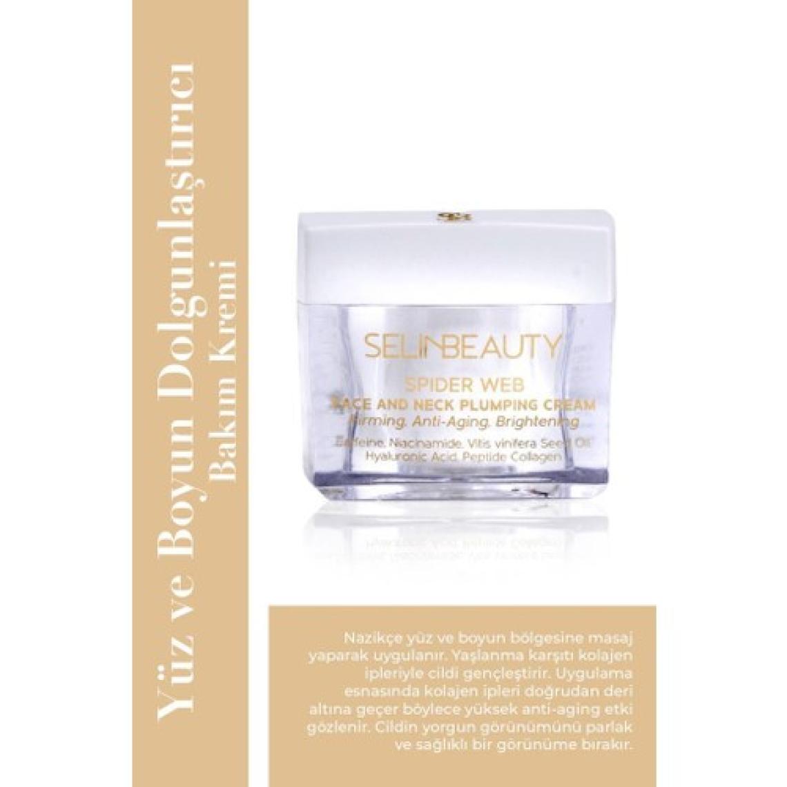 Selin Beauty Örümcek Ağı Yüz ve Boyun Dolgunlaştırıcı Bakım Kremi 50 ml