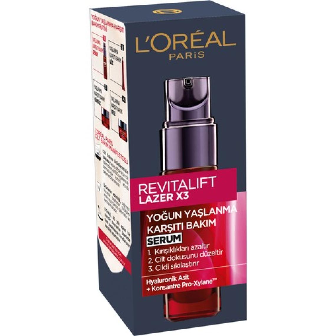 L'Oréal Paris Revitalift Lazer X3 Yoğun Yaşlanma Karşıtı Bakım Serum