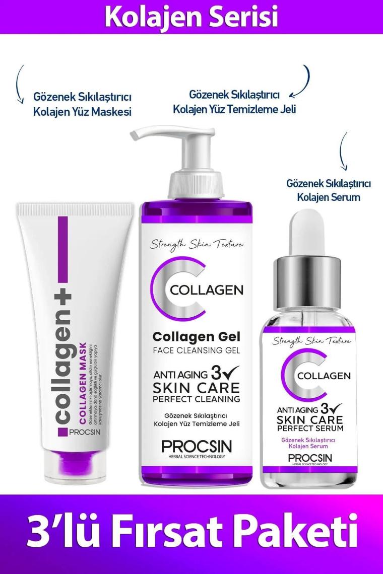Gözenek Sıkılaştırıcı Kolajen Seti
