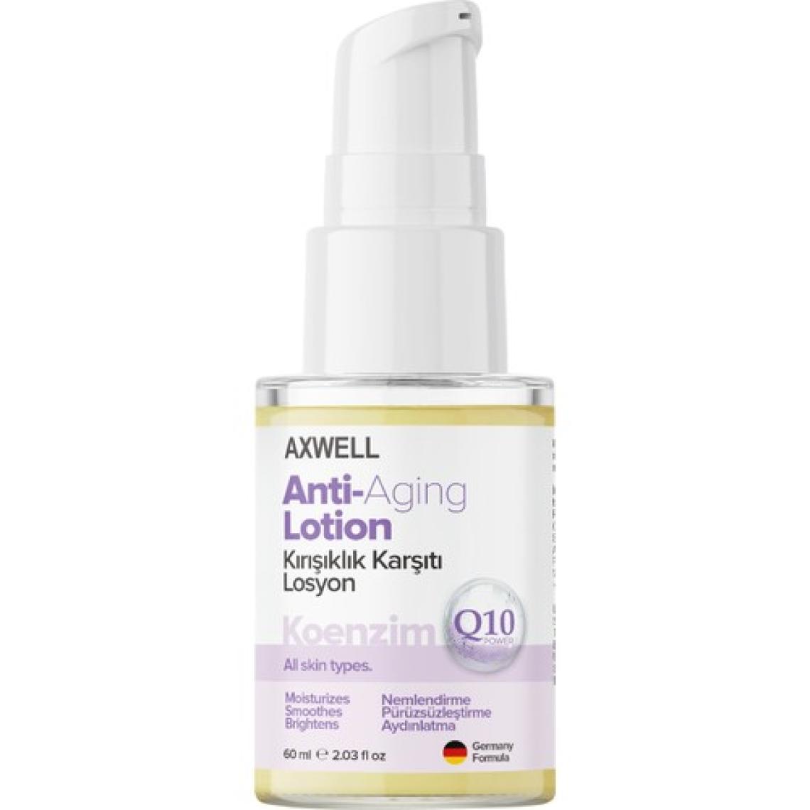 Axwell Q10 Koenzim Destekli Anti-Aging Lotion Kırısıklık Karşıtı Losyon 60 Ml