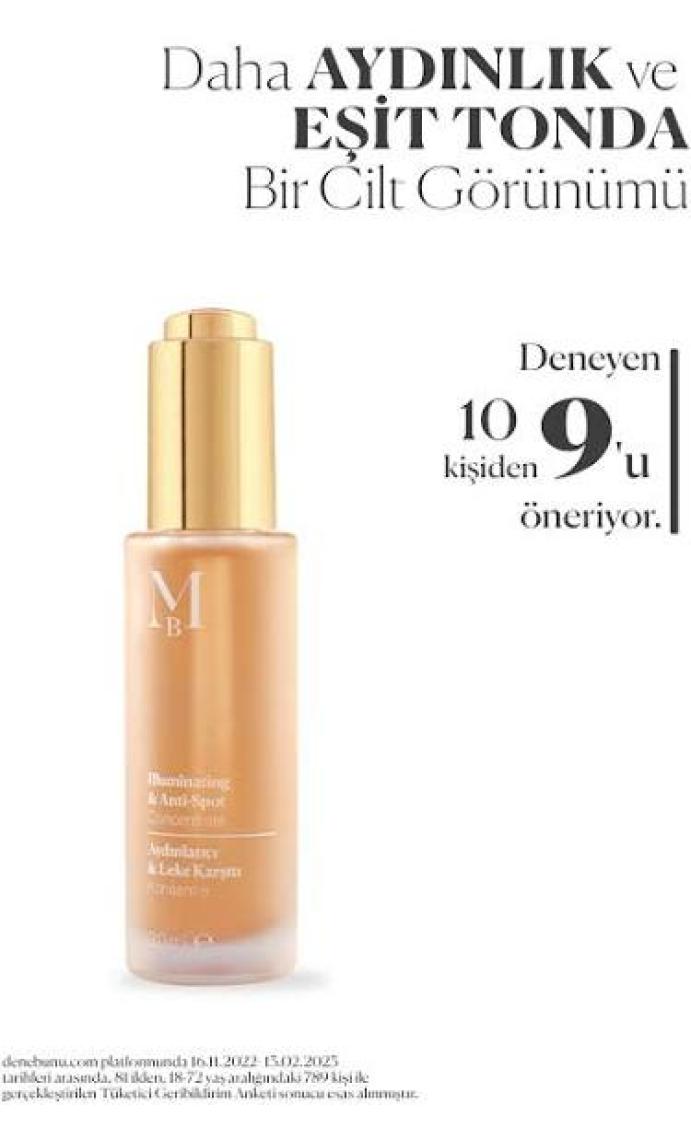 Misbahçe Cilt Tonu Eşitlemeye Yardımcı Konsantre 30 ml