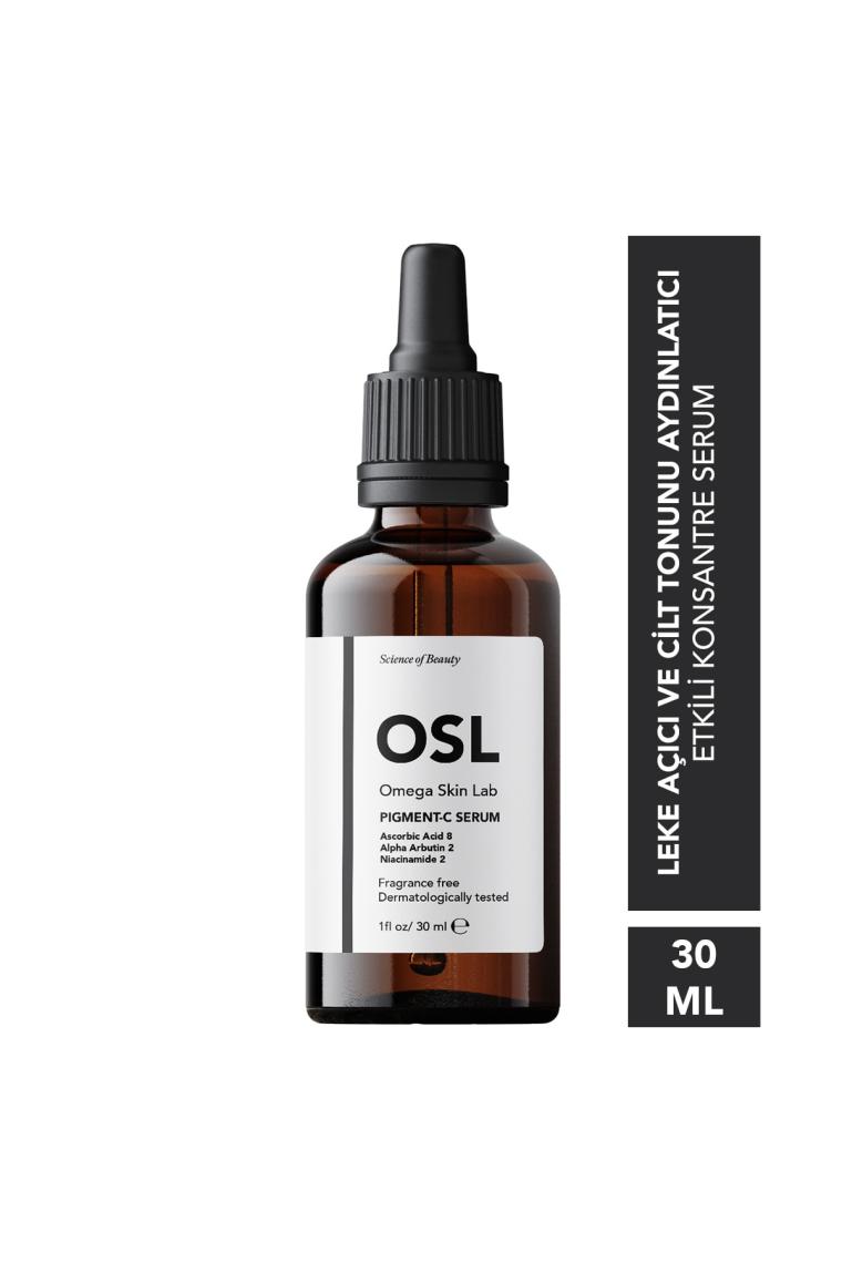 Omega Skin Lab Pigment-c Serum 30ml Leke Açıcı Aydınlatıcı Serum