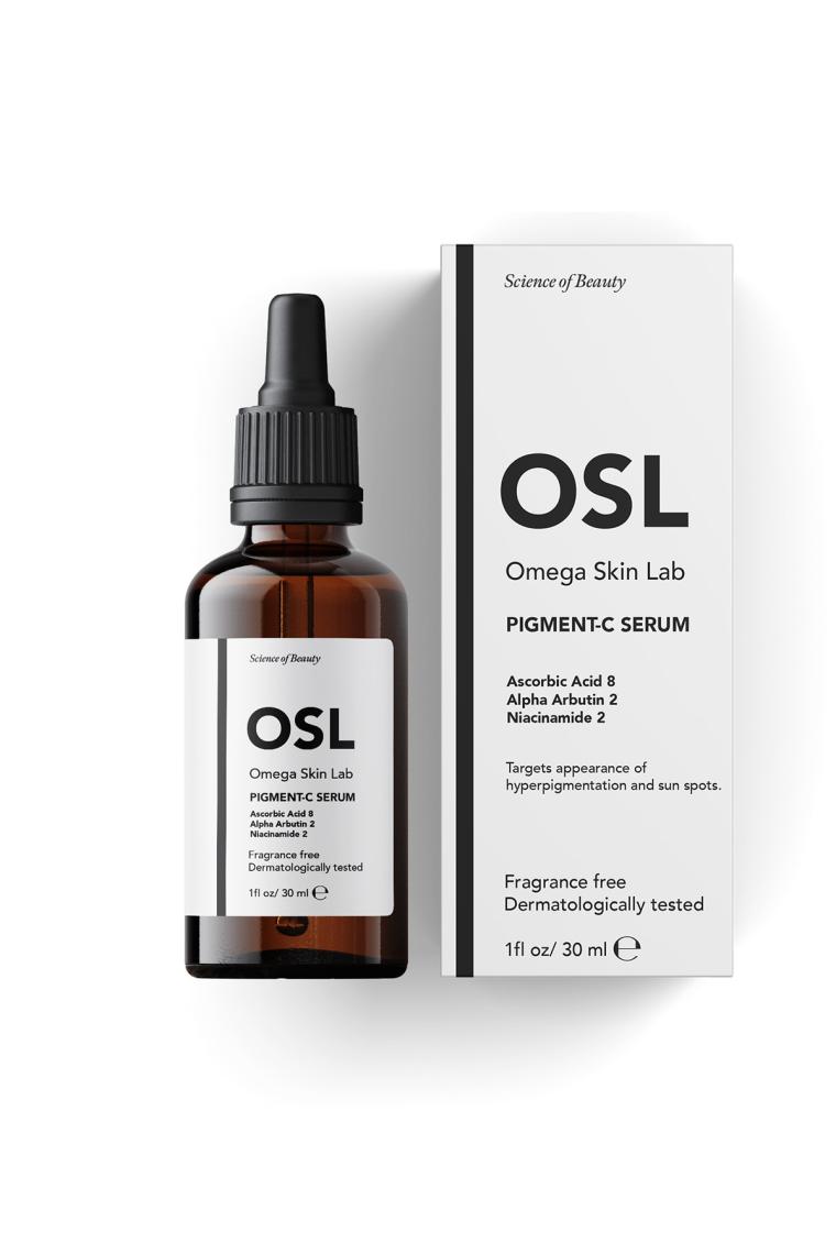 Omega Skin Lab Pigment-c Serum 30ml Leke Açıcı Aydınlatıcı Serum