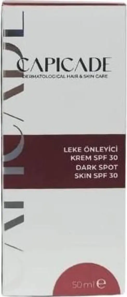 Capicade Leke Önleyici Krem SPF30 Dark Spot Skin 50ML