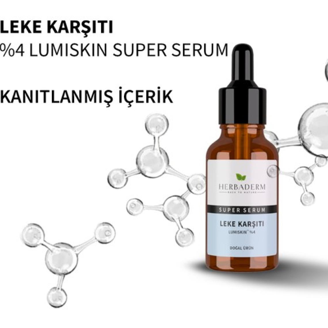 Herbaderm Süper Serum (Lumiskin %4) Leke Karşıtı 30 Ml