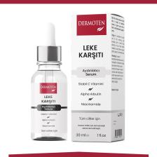 Dermoten Leke Karşıtı, Aydınlatıcı C Vitaminli Cilt Bakım Serumu 30 ml
