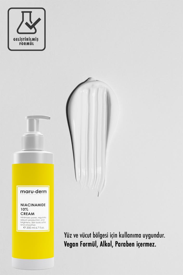 Maruderm Niacinamide %10 Leke Karşıtı Ve Gözenek Sıkılaştırıcı Krem 200 ml