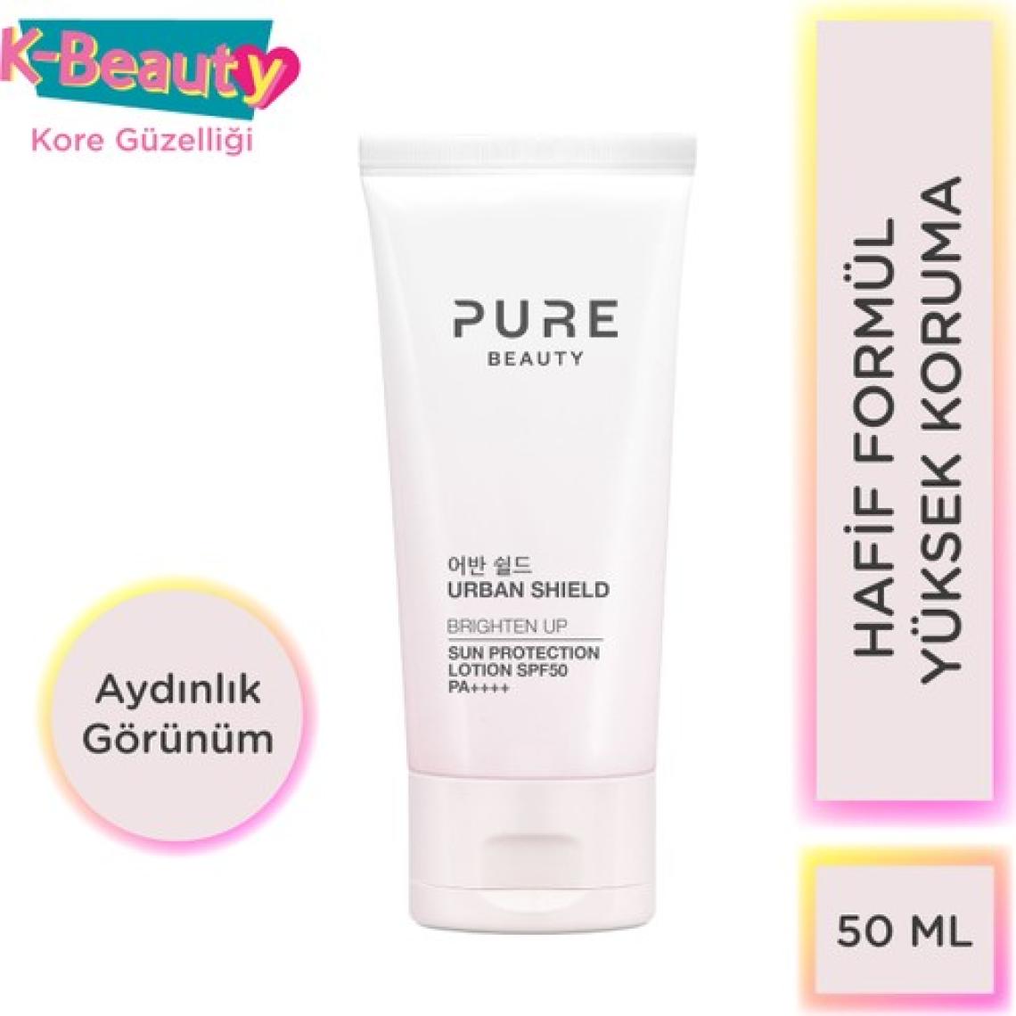 Pure Beauty Brighten Up Güneş Koruyucu Losyon Spf 50 Pa+ 50 ml