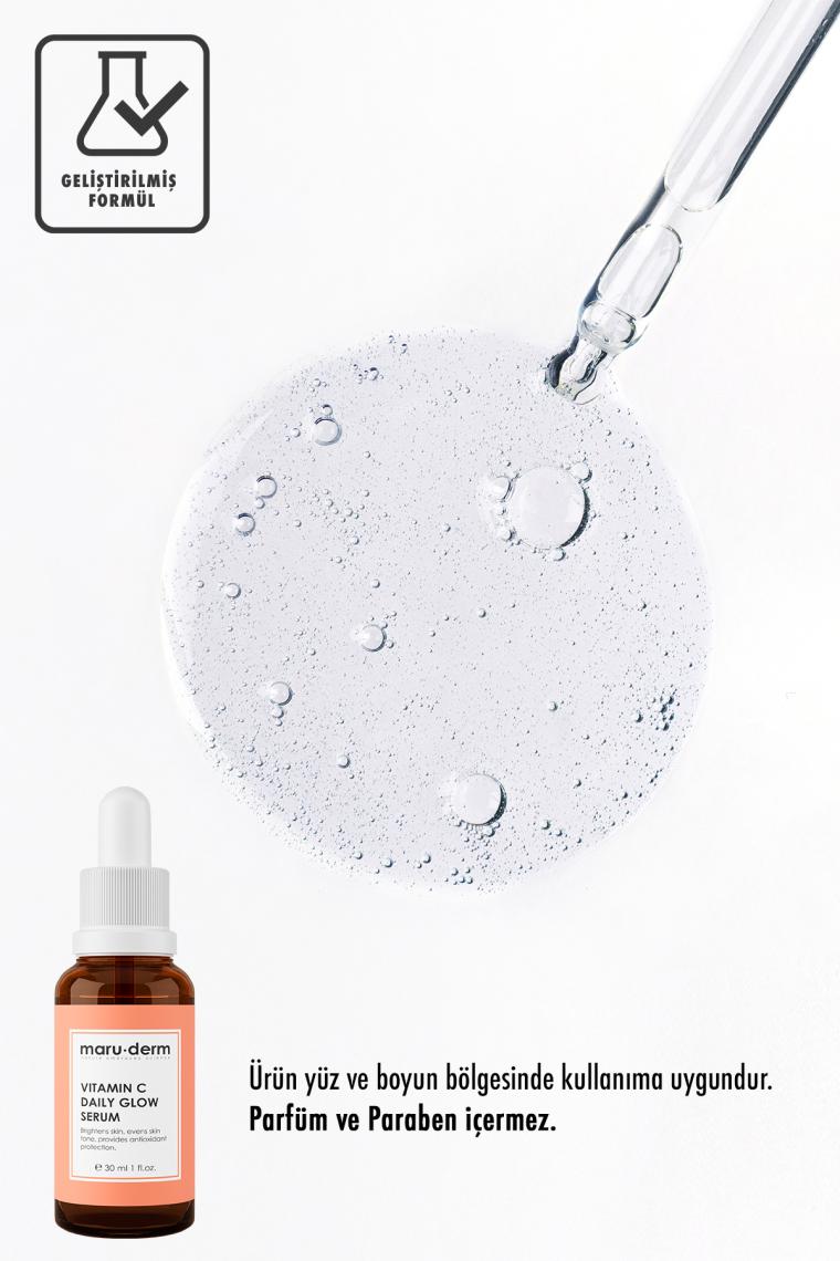C Vitamini Ve Peptid Aydınlatıcı Cilt Bakım Serumu 30 Ml