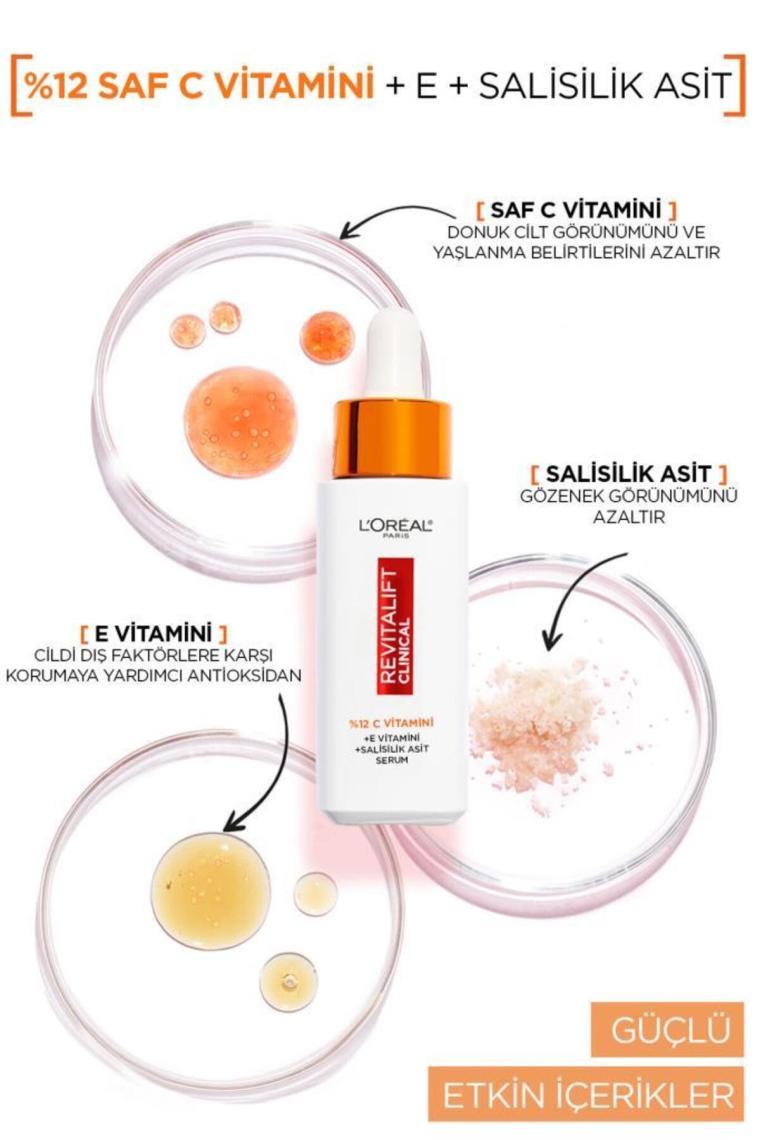 Revitalift Clinical %12 Saf C Vitamini Aydınlatıcı Serum 30ml