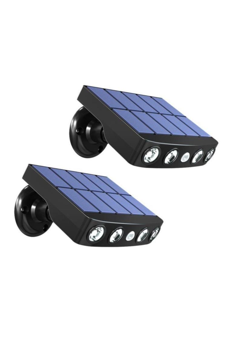 Solar Led Güneş Enerjili Bahçe Duvar Lambası 2li Paket