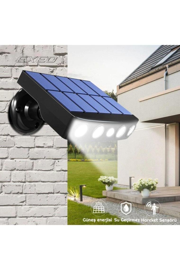 Solar Led Güneş Enerjili Bahçe Duvar Lambası 2li Paket