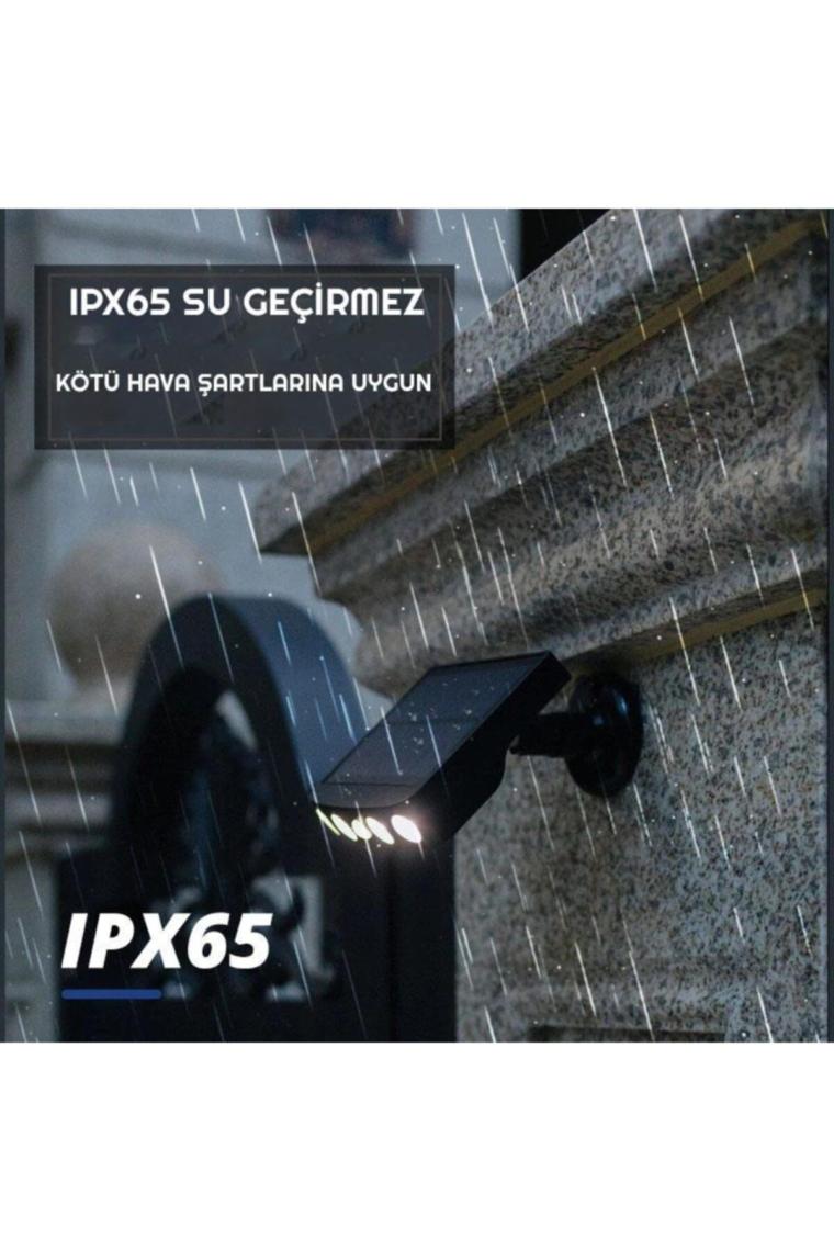 Solar Led Güneş Enerjili Bahçe Duvar Lambası 2li Paket