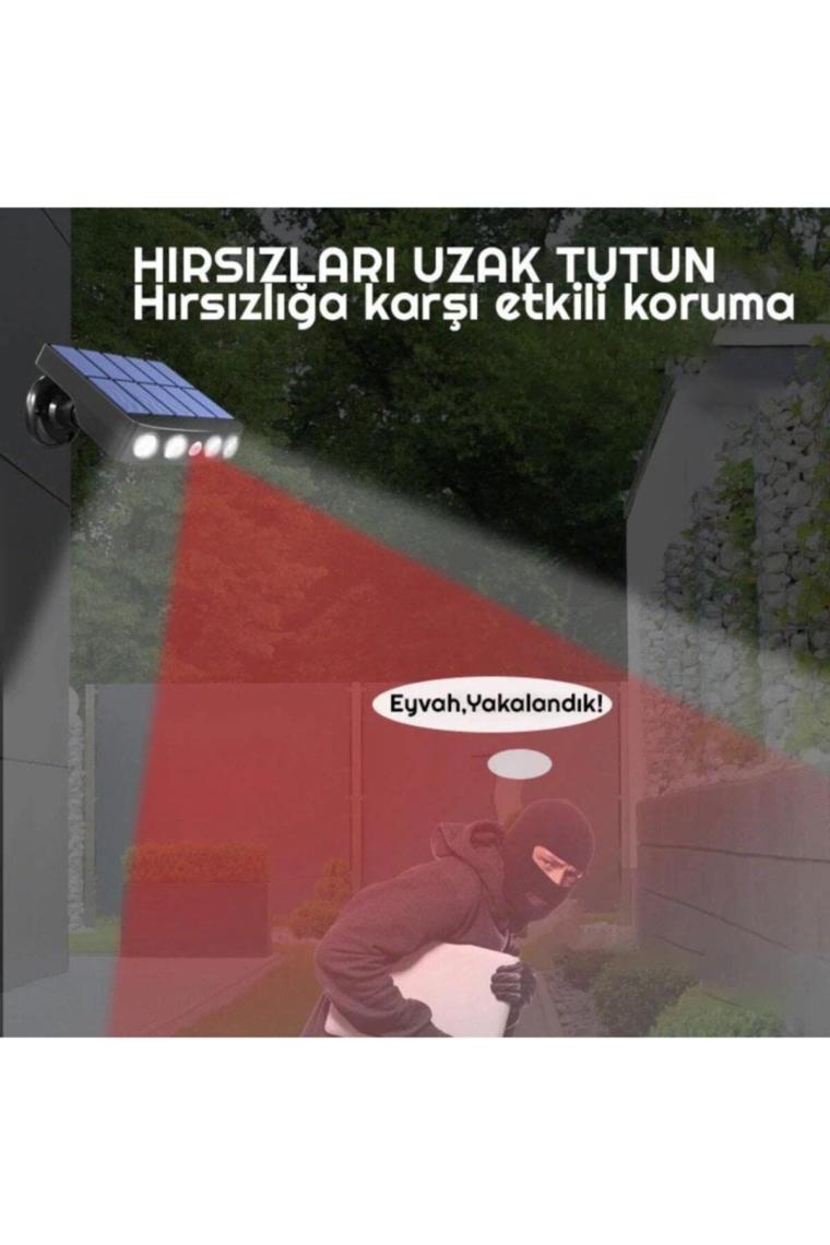Solar Led Güneş Enerjili Bahçe Duvar Lambası 2li Paket