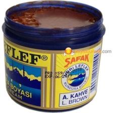Nuri Leflef Klasik Ayakkabı Boyası Cilasız 200 ml Açık Kahve