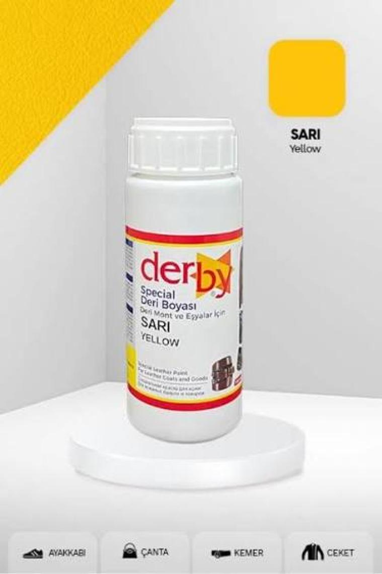 Derby Special Deri Boyası / Mont - Eşya - Çanta - Cüzdan - Kemer 100 ml - Kartela Renkleri
