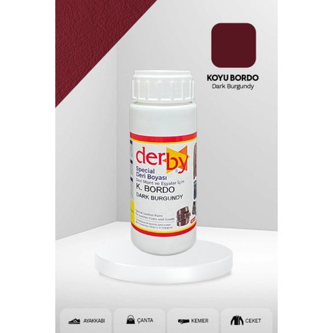 Derby Special Deri Boyası / Mont - Eşya - Çanta - Cüzdan - Kemer 100 ml - Kartela Renkleri