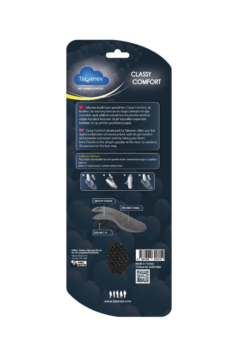 Classy Comfort Jel Tabanlık - Erkek