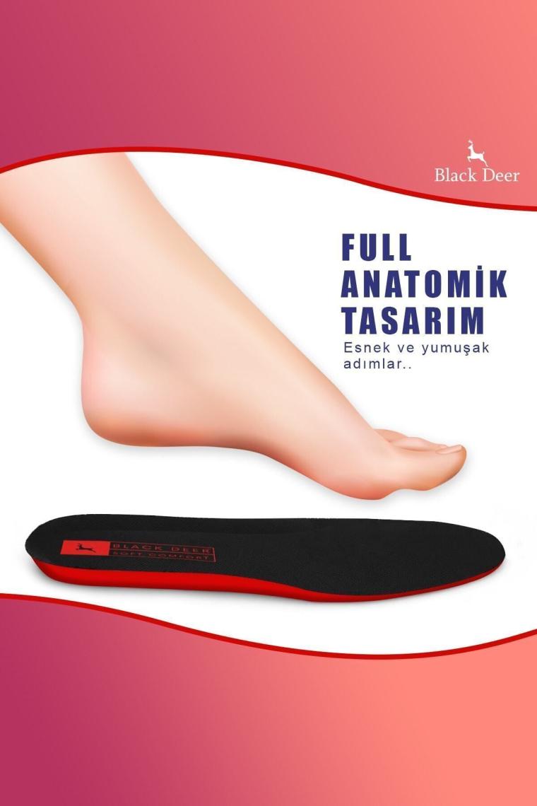 X45 Yumuşak Ortopedik Tabanlık,rahat Tabanlık,konfor Tabanı,spor Tabanlığı,erkek,kadın,siyah