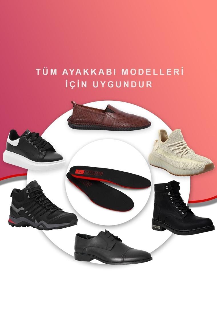 X45 Yumuşak Ortopedik Tabanlık,rahat Tabanlık,konfor Tabanı,spor Tabanlığı,erkek,kadın,siyah