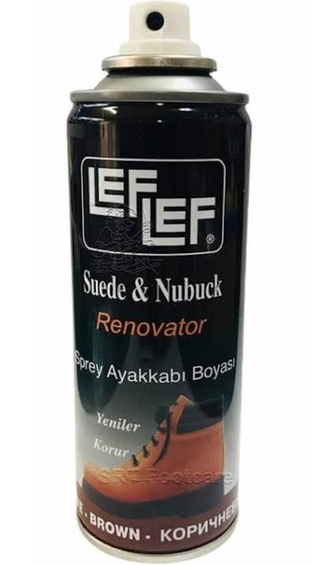 Nuri Leflef Süet Nubuk Boyası Sprey 200 ml Kahve