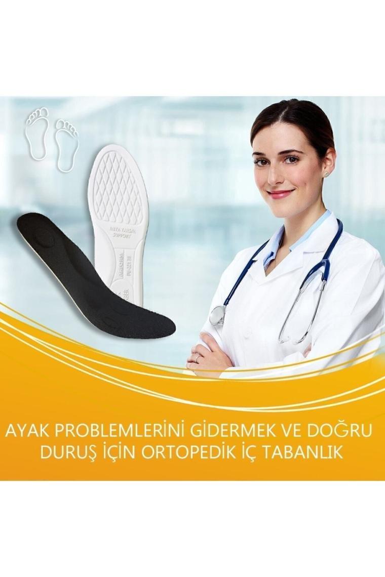 Ortopedik Tabanlık, 5 Nokta Anatomik Ayakkabı Tabanlığı, Metatarsal Destekli Iç Taban