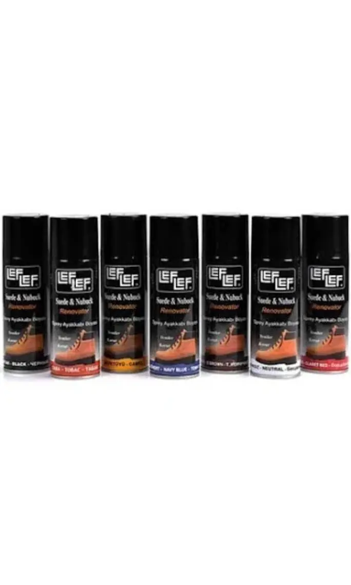 Nuri Leflef Süet Nubuk Boyası Sprey 200 ml Bordo