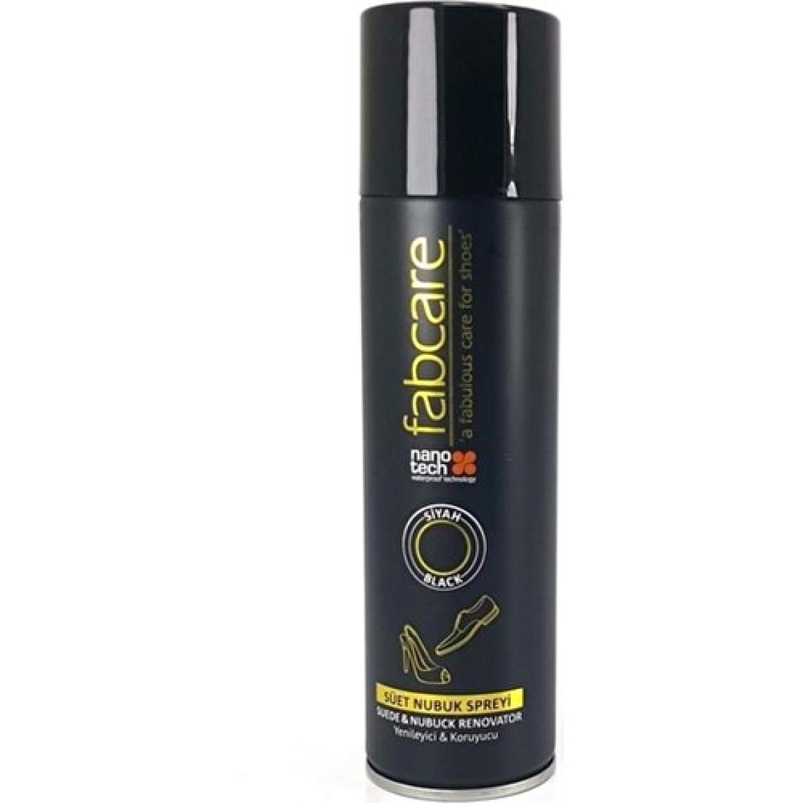 Fabcare Süet Nubuk Ayakkabı Spreyi Yenileyici Koruyucu Siyah 250 ml