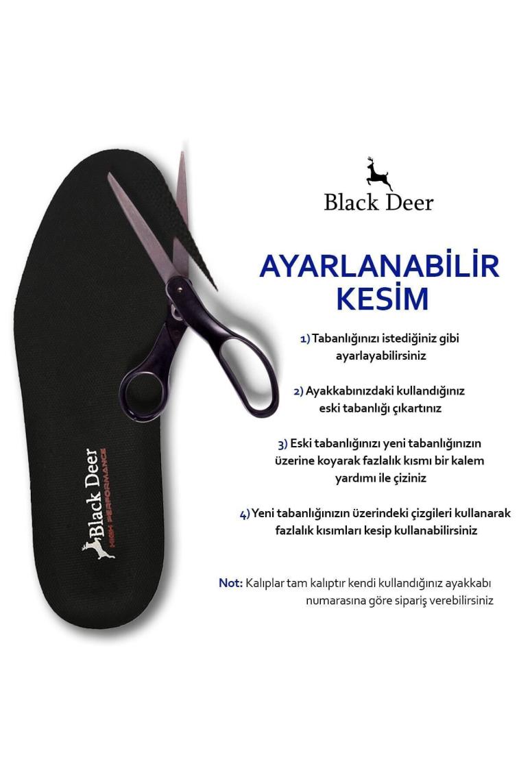 Memory Live Yumuşak Ortopedik Tabanlık,rahat Tabanlık,konforlu Taban,spor Tabanlık,erkek,kadın,siyah