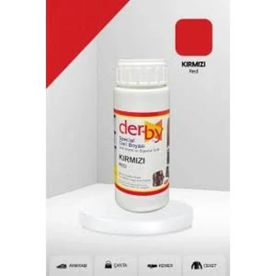 Derby Special Deri Boyası / Mont - Eşya - Çanta - Cüzdan - Kemer 100 ml - Kartela Renkleri