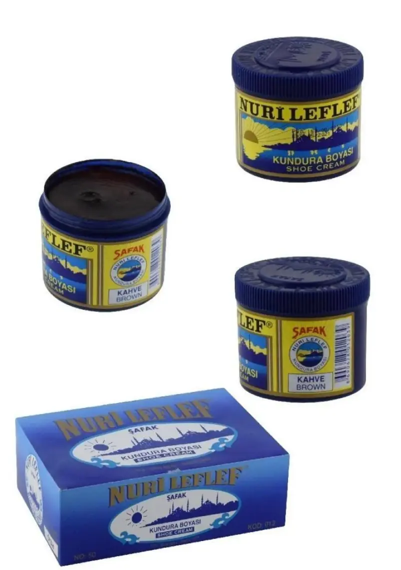 Nuri Leflef Klasik Ayakkabı Boyası Cilasız 200 ml Kahve