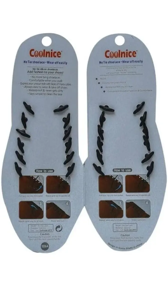Coolnice Adult Unisex Silikon Bağcık (Kundura)
