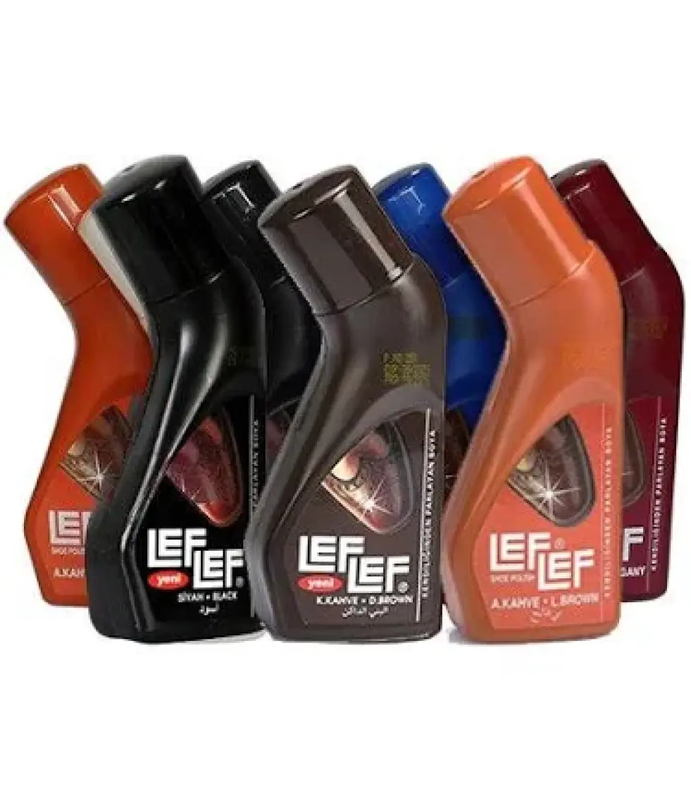 Nuri Leflef Likit Ayakkabı Boyası Cilalı 75 ml Siyah