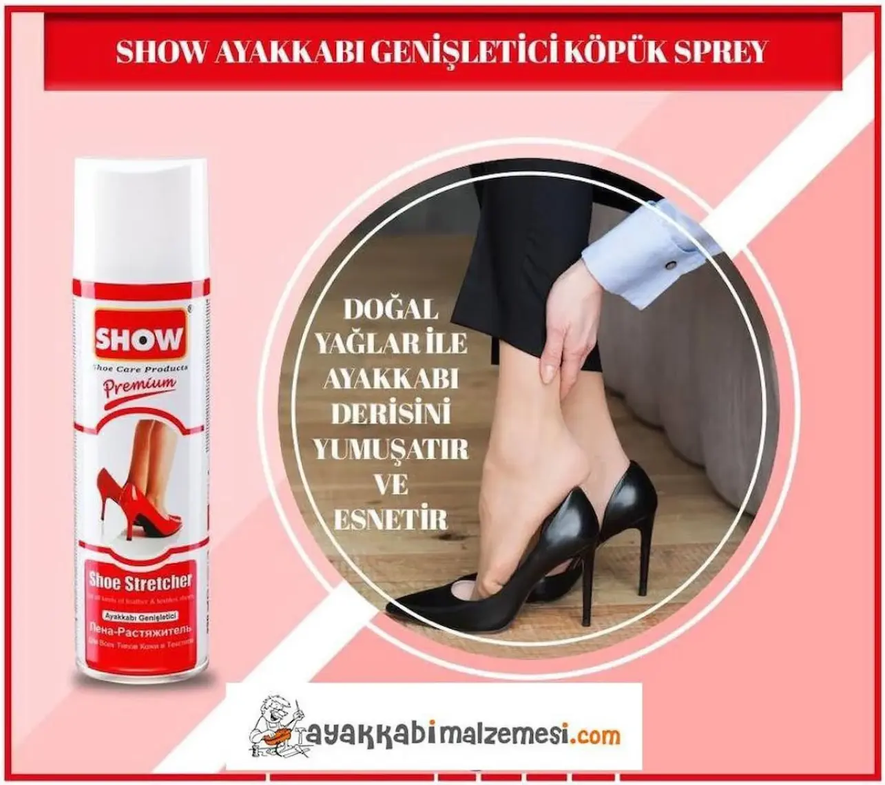 Show Ayakkabı Genişletici Sprey 220Ml. Renksiz