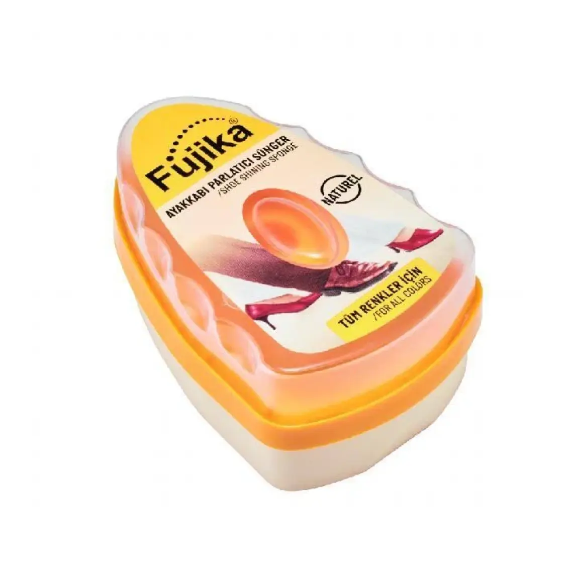 Fujika Depolu Ayakkabı Parlatma Süngeri Naturel 6 ml