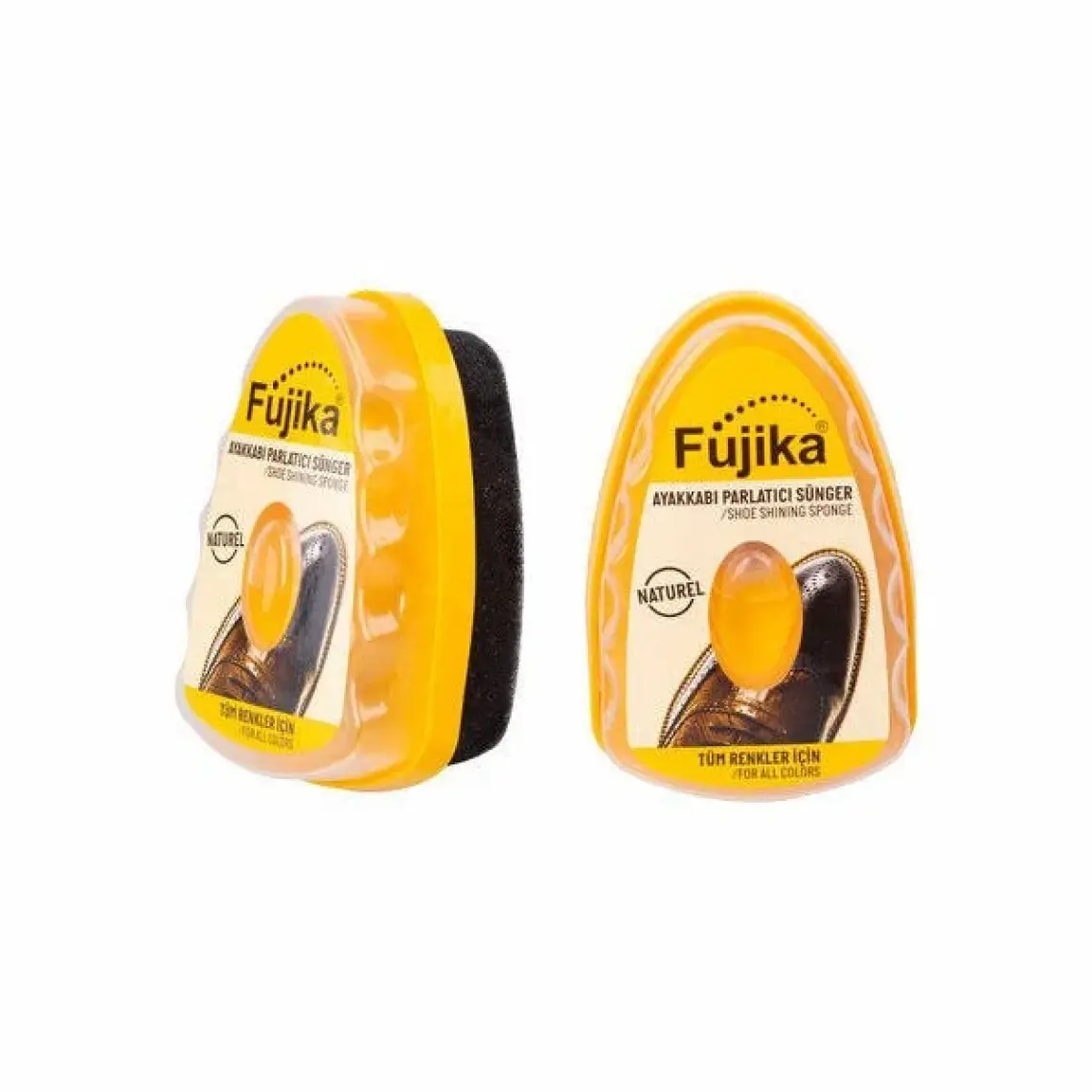 Fujika Depolu Ayakkabı Parlatma Süngeri Naturel 6 ml