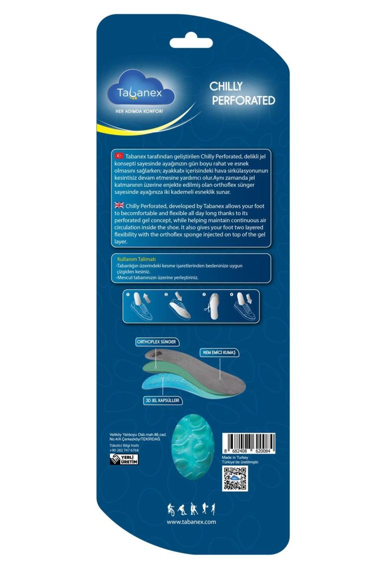 Chilly Perforated Jel Tabanlık - Erkek